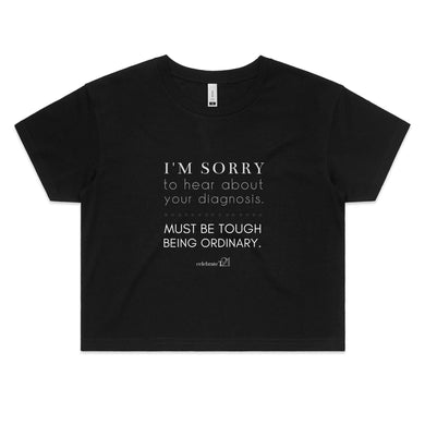 I'm Sorry - AS Colour - Women's Crop Tee