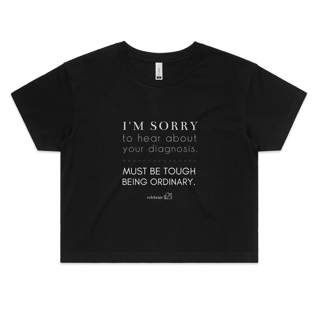 I'm Sorry - AS Colour - Women's Crop Tee