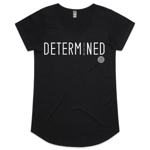 DETERMINED Word Collection – AS Colour Mali - Womens Scoop Neck T-Shirt