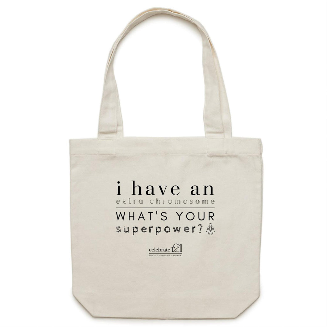 Superpower – AS Colour - Carrie - Canvas Tote Bag