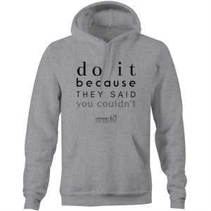 Do It Because OCT21 - AS Colour Stencil - Pocket Hoodie Sweatshirt