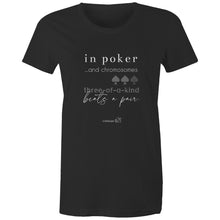 Load image into Gallery viewer, &#39;3 of a kind &#39; - AS Colour - Women&#39;s Maple Tee