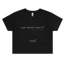Load image into Gallery viewer, Hold My Beer OCT21 - AS Colour - Women&#39;s Crop Tee