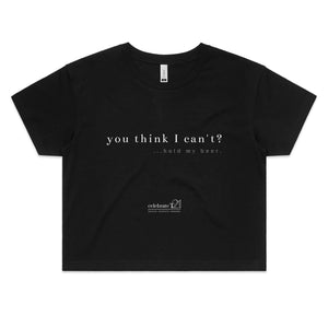 Hold My Beer OCT21 - AS Colour - Women's Crop Tee
