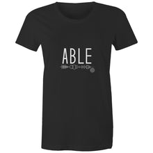 Load image into Gallery viewer, ABLE Word Collection - AS Colour - Women&#39;s Maple Tee