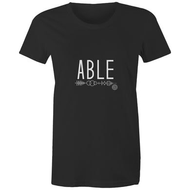 ABLE Word Collection - AS Colour - Women's Maple Tee