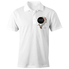 Load image into Gallery viewer, Rock The Halls - 2 designs AS Colour Chad - S/S Polo Shirt