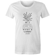 Load image into Gallery viewer, Pineapple Crown - AS Colour - Women&#39;s Maple Tee