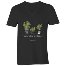 Load image into Gallery viewer, &#39;Prickle Collection&#39; Assorted Wording and Colours - AS Colour Tarmac - Mens V-Neck Tee