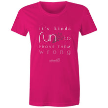 Load image into Gallery viewer, It’s Kinda Fun OCT21 - AS Colour - Women&#39;s Maple Tee