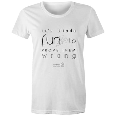 It’s Kinda Fun OCT21 - AS Colour - Women's Maple Tee