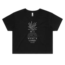 Load image into Gallery viewer, Pineapple Crown - AS Colour - Women&#39;s Crop Tee