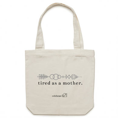 Tired As A Mother – AS Colour - Carrie - Canvas Tote Bag