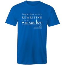 Load image into Gallery viewer, Rewriting The Narrative  BOOK RELEASE TEE 2021  AS Colour Staple - Mens T-Shirt