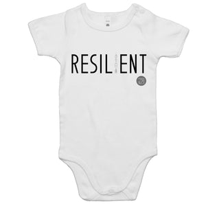 RESILIENT Word Collection – AS Colour Mini Me - Baby Onesie Romper