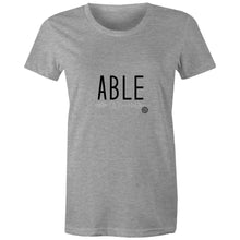 Load image into Gallery viewer, ABLE Word Collection - AS Colour - Women&#39;s Maple Tee