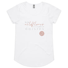 Load image into Gallery viewer, Be A Wild Flower - Alexis Schnitger Design - AS Colour Mali - Womens Scoop Neck T-Shirt