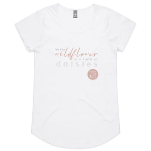 Be A Wild Flower - Alexis Schnitger Design - AS Colour Mali - Womens Scoop Neck T-Shirt