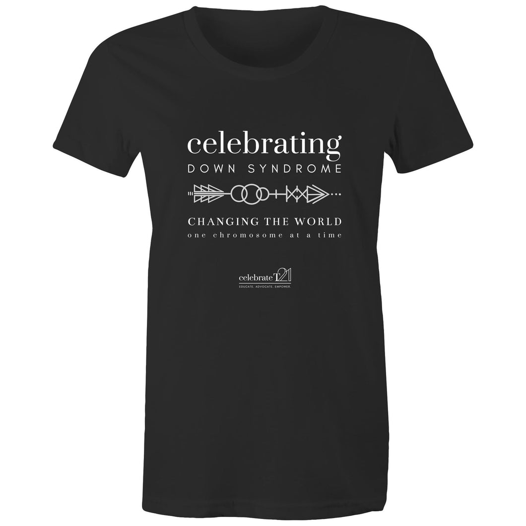 Celebrating DS ARROW Black only - AS Colour - Women's Maple Tee