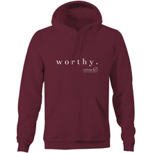 Load image into Gallery viewer, Worthy OCT21 - AS Colour Stencil - Pocket Hoodie Sweatshirt