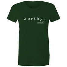 Load image into Gallery viewer, Worthy OCT21 - AS Colour - Women's Maple Tee