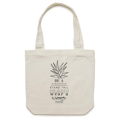 Pineapple Crown - AS Colour - Carrie - Canvas Tote Bag