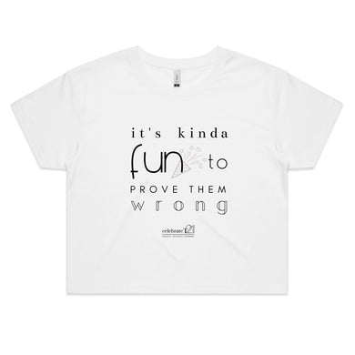 It’s Kinda Fun OCT21 - AS Colour - Women's Crop Tee