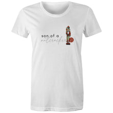 Load image into Gallery viewer, Son of a nutcracker 2022 Alexis Schnitger Design -  AS Colour - Women&#39;s Maple Tee