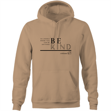 Load image into Gallery viewer, Be Kind - AS Colour Stencil - Pocket Hoodie Sweatshirt