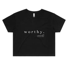 Load image into Gallery viewer, Worthy OCT21 - AS Colour - Women's Crop Tee