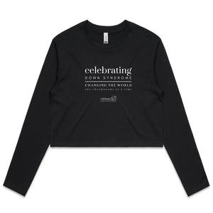Celebrating DS - AS Colour - Women's Long Sleeve Crop Tee