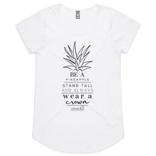 Load image into Gallery viewer, Pineapple Crown - AS Colour Mali - Womens Scoop Neck T-Shirt