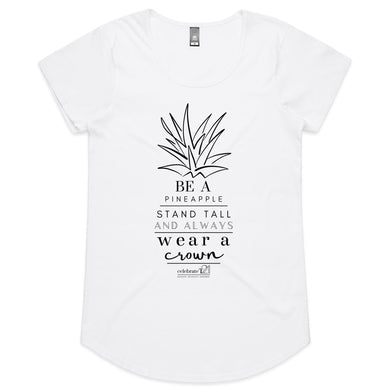 Pineapple Crown - AS Colour Mali - Womens Scoop Neck T-Shirt