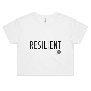 RESILIENT Word Collection – AS Colour - Women's Crop Tee