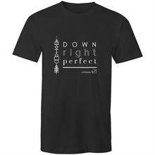 Load image into Gallery viewer, 'Down Right Perfect' in Black or White - Sportage Surf - Mens T-Shirt