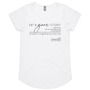 It’s Your Story…  BOOK RELEASE TEE 2021  AS Colour Mali - Womens Scoop Neck T-Shirt