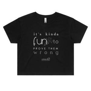 It’s Kinda Fun OCT21 - AS Colour - Women's Crop Tee