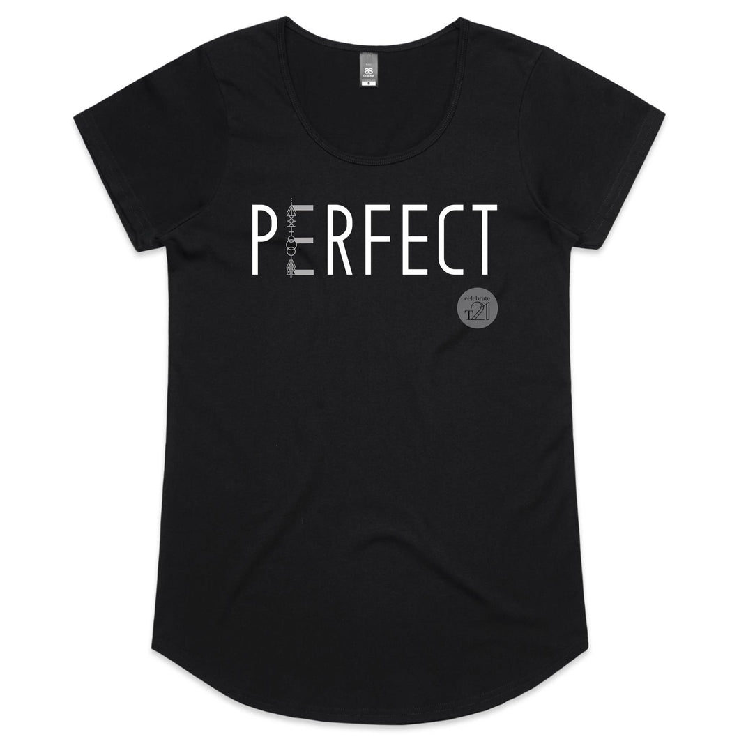 PERFECT Word Collection – AS Colour Mali - Womens Scoop Neck T-Shirt