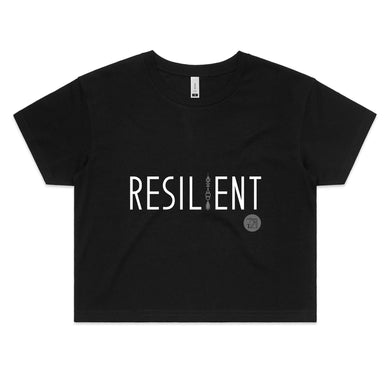 RESILIENT Word Collection – AS Colour - Women's Crop Tee