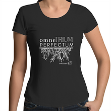 Load image into Gallery viewer, ‘OTP Flowers’ in Black or White - AS Colour Mali - Womens Scoop Neck T-Shirt