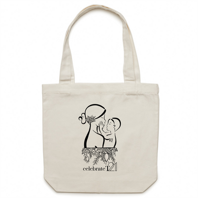 Mother and Son -AS Colour - Carrie - Canvas Tote Bag