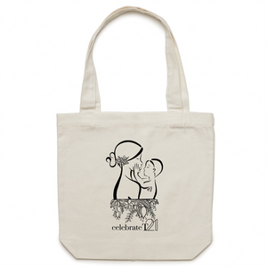 Mother and Son -AS Colour - Carrie - Canvas Tote Bag