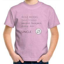 Load image into Gallery viewer, Uncle - AS Colour Kids Youth Crew T-Shirt