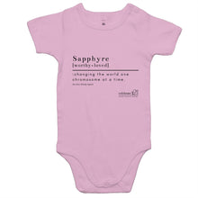 Load image into Gallery viewer, CUSTOM ORDER FOR Sapphyre  - AS Colour Mini Me - Baby Onesie Romper