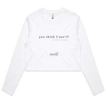 Load image into Gallery viewer, Hold My Beer OCT21 - AS Colour - Women&#39;s Long Sleeve Crop Tee
