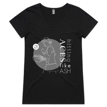 Load image into Gallery viewer, LIMITED EDITION ASH - AS Colour Bevel - Womens V-Neck T-Shirt