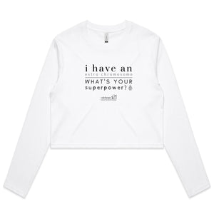 Superpower – AS Colour - Women's Long Sleeve Crop Tee