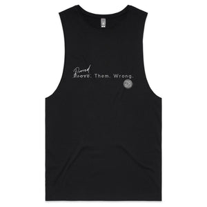 Proved. Them. Wrong. - Alexis Schnitger Design - AS Colour Barnard - Mens Tank Top Tee