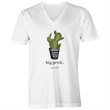 Load image into Gallery viewer, &#39;Prickle Collection&#39; Assorted Wording and Colours - AS Colour Tarmac - Mens V-Neck Tee