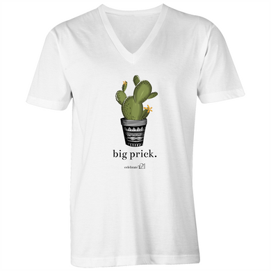 'Prickle Collection' Assorted Wording and Colours - AS Colour Tarmac - Mens V-Neck Tee